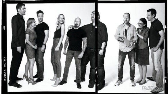 Writers room for Buffy the Vampire Slayer. Credit: The Hollywood Reporter http://www.hollywoodreporter.com/gallery/buffy-x-files-shield-murphy-520949#4-cbs-murphy-brown